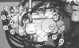 卡特挖機323D320D、液壓泵輸出壓力大?。ㄝ敵隽髁浚? 調整方法
